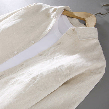 Liam Linen Shirt – Minimalist and Comfortable for Everyday Wear