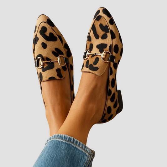 Judith Orthopedic Loafers with Cushioned Support and Classic Bit Detail