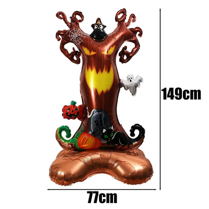 Giant Halloween Foil Standee Balloons for Spooky Party Decorations