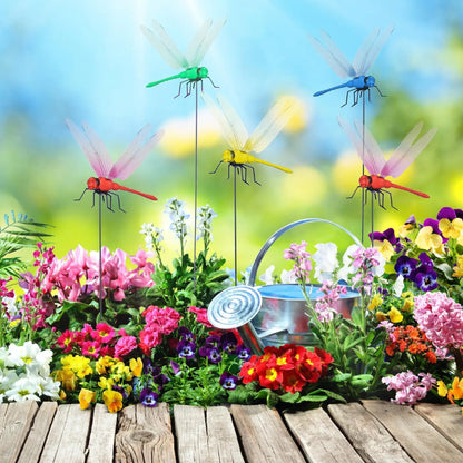 12-Pack Dragonfly Hat Clips – Realistic Insect Deterrents for Garden Decor, Trending Summer 2026 Bug Repellent Accessories