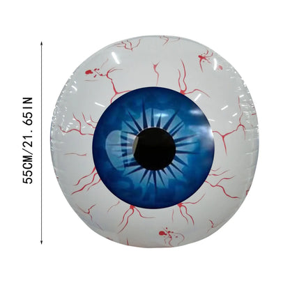 Bloodshot Eyeball Inflatable Halloween Yard Decoration – Spooky Outdoor Halloween Decor
