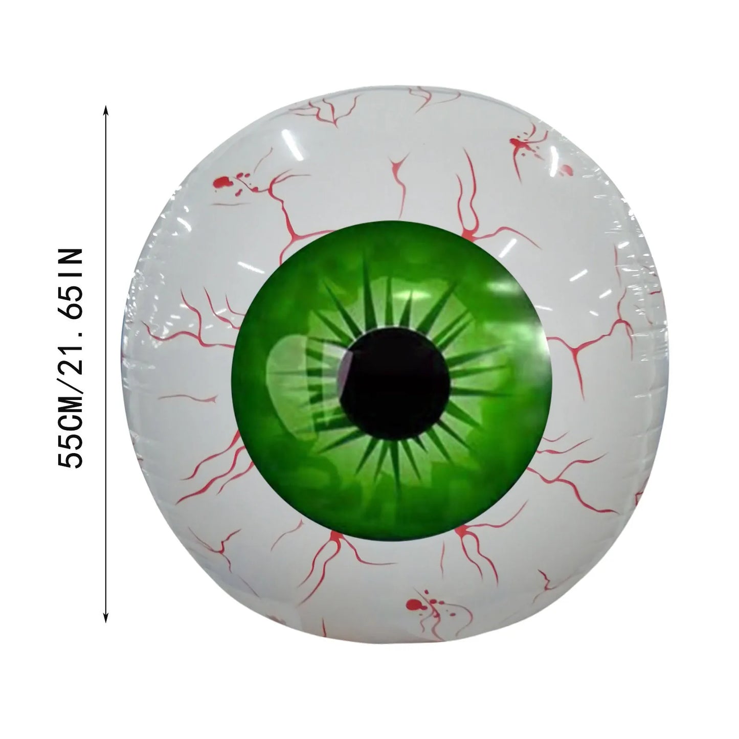 Bloodshot Eyeball Inflatable Halloween Yard Decoration – Spooky Outdoor Halloween Decor
