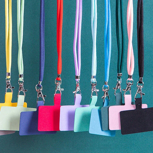CarryEase | Adjustable Phone Lanyard with Detachable Card Holder & Carabiner