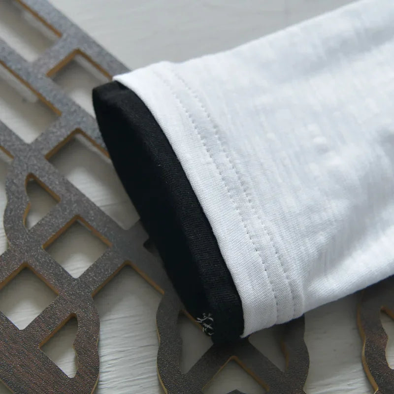 Nightfall Shirt with White Trim – Vintage Style Comfortable Fit