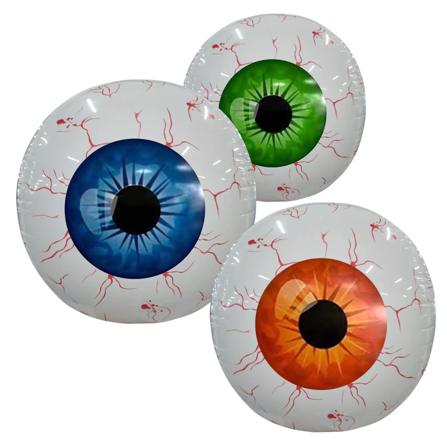Bloodshot Eyeball Inflatable Halloween Yard Decoration – Spooky Outdoor Halloween Decor