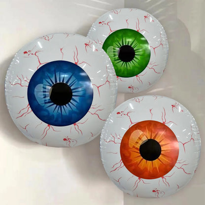 Bloodshot Eyeball Inflatable Halloween Yard Decoration – Spooky Outdoor Halloween Decor