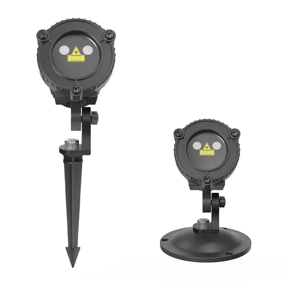 Halloween Outdoor Moving Laser Light Projector Waterproof Garden Decoration with Red, Green, and Blue Dots for Spooky Displays