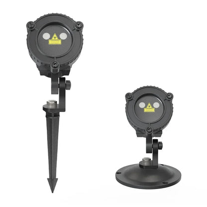 Halloween Outdoor Moving Laser Light Projector Waterproof Garden Decoration with Red, Green, and Blue Dots for Spooky Displays