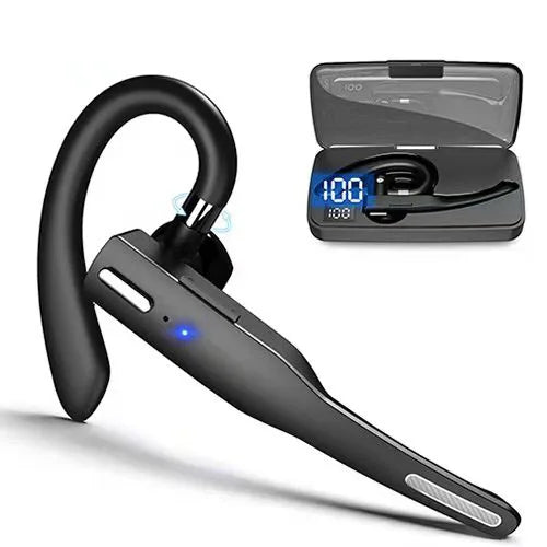 Bluetooth 5.1 Wireless Noise-Canceling Headset – Comfortable Ear-Mounted Business Headphones