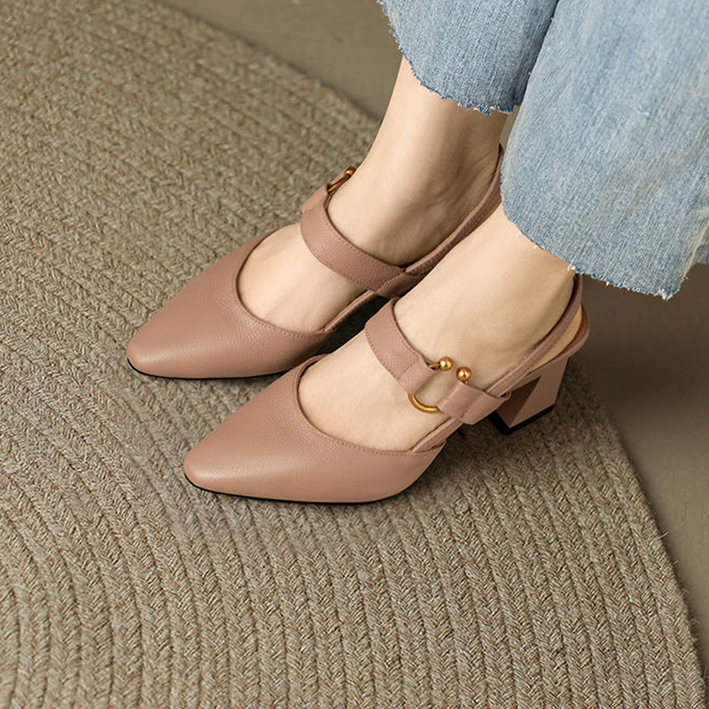 Diana Elegant Pointed Toe Slingback Heels – Stylish Sophisticated Women's Shoes