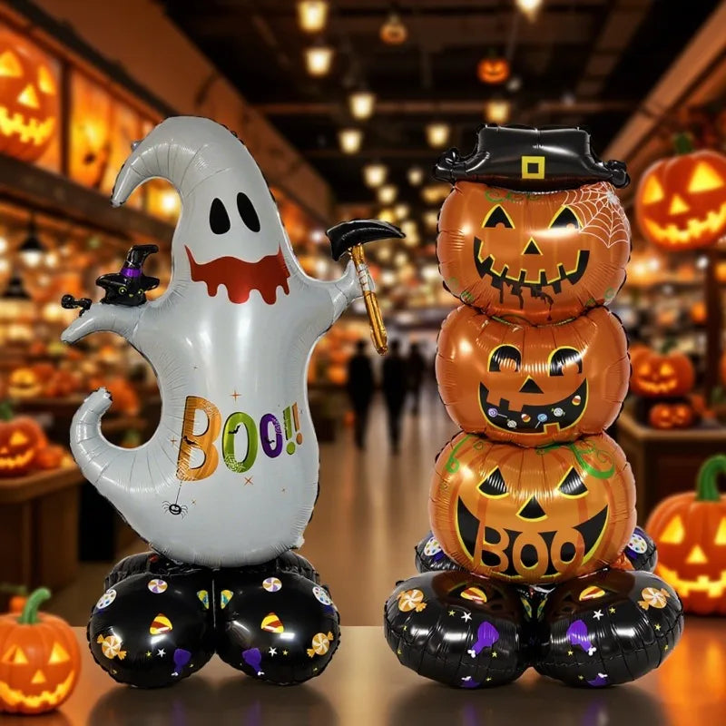 Giant Halloween Foil Standee Balloons for Spooky Party Decorations