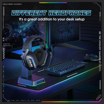 ONIKUMA | Wireless Gaming Headset with Bluetooth, 2.4G & Wired Connectivity