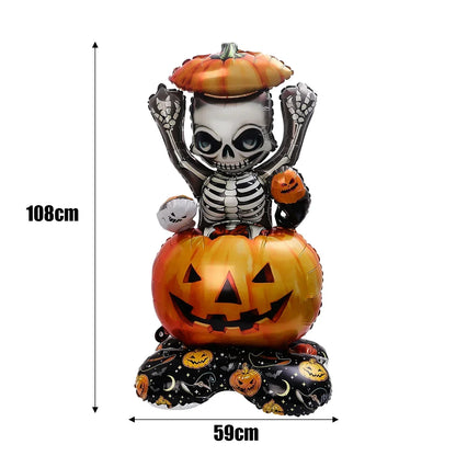 Giant Halloween Foil Standee Balloons for Spooky Party Decorations