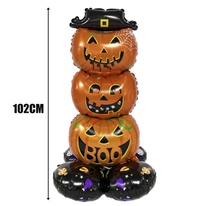 Giant Halloween Foil Standee Balloons for Spooky Party Decorations