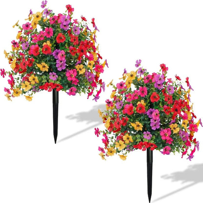 VividGrove Decorative Topiary Bloom Garden Stakes