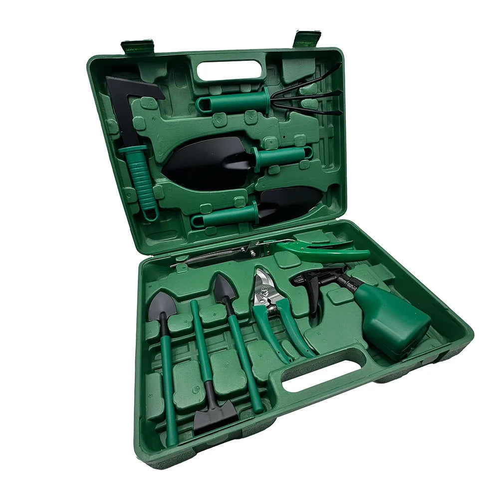 Gardening Tool Set - Complete Horticultural Kit with Flower Trays, Shovels, and Plant Care Accessories
