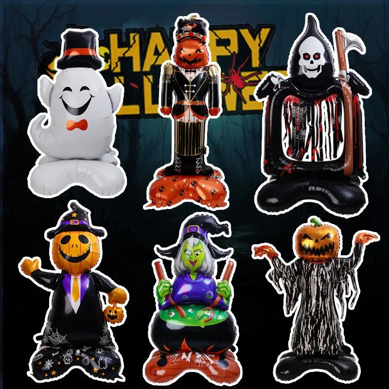 Giant Halloween Foil Standee Balloons for Spooky Party Decorations