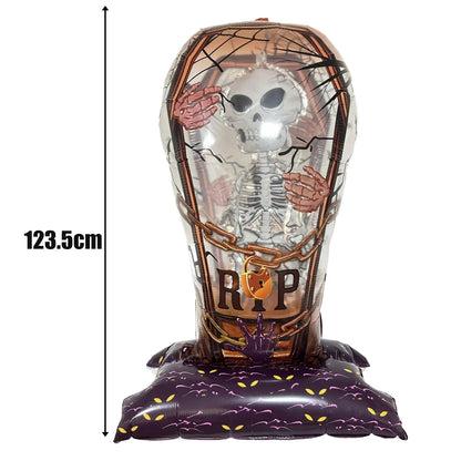 Giant Halloween Foil Standee Balloons for Spooky Party Decorations
