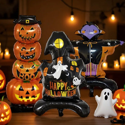 Giant Halloween Foil Standee Balloons for Spooky Party Decorations