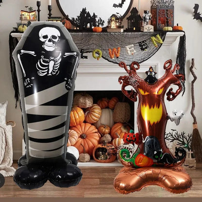 Giant Halloween Foil Standee Balloons for Spooky Party Decorations