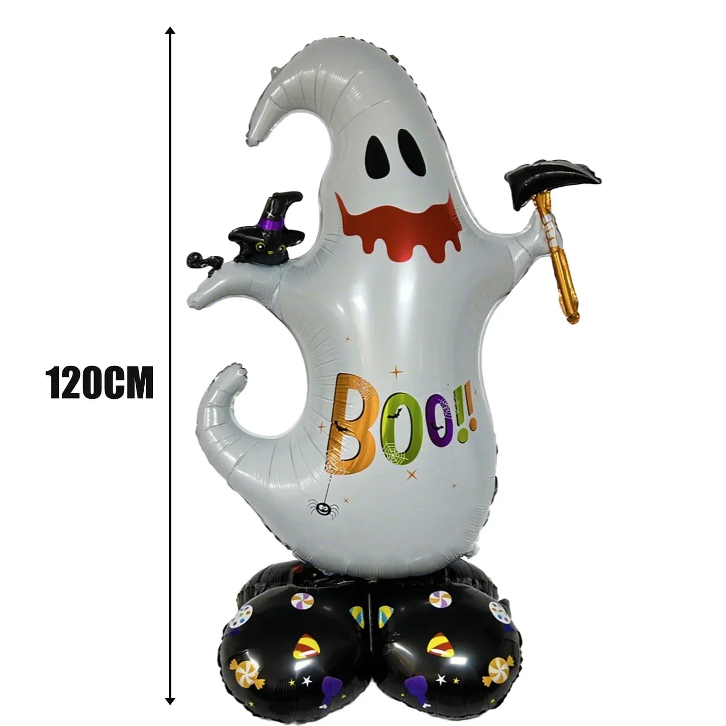 Giant Halloween Foil Standee Balloons for Spooky Party Decorations