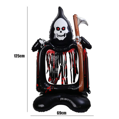 Giant Halloween Foil Standee Balloons for Spooky Party Decorations
