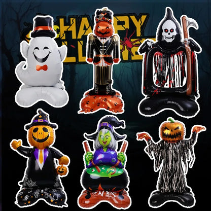 Giant Halloween Foil Standee Balloons for Spooky Party Decorations