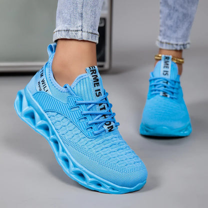Orthopedic Walking Sneakers Lightweight Lace-Up – Elara