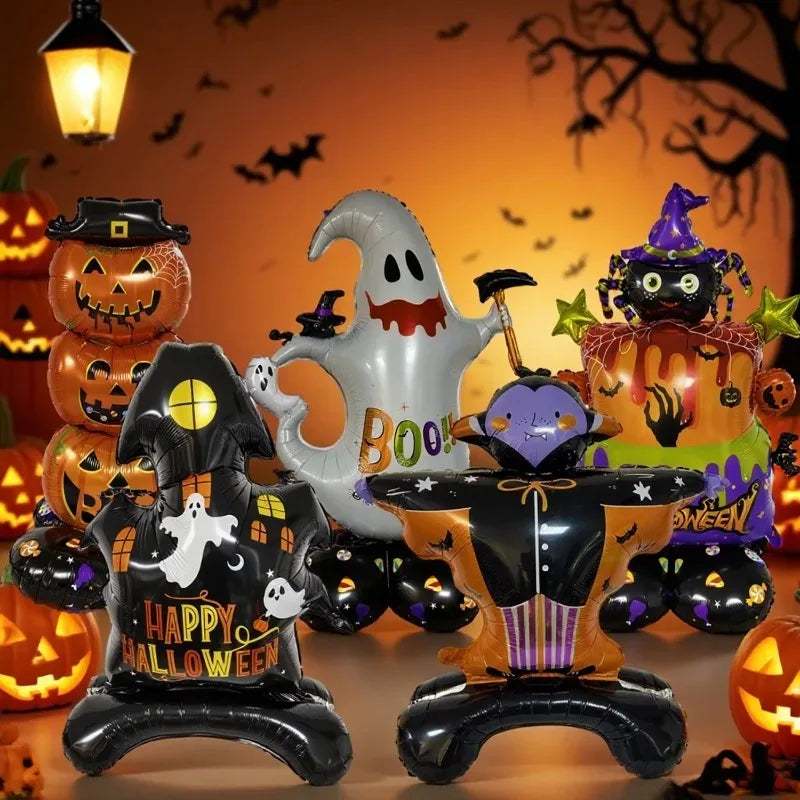 Giant Halloween Foil Standee Balloons for Spooky Party Decorations