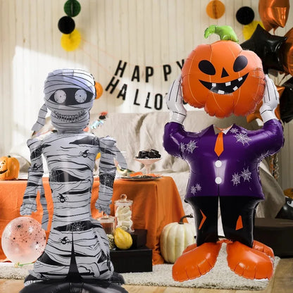 Giant Halloween Foil Standee Balloons for Spooky Party Decorations