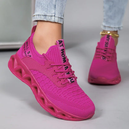 Orthopedic Walking Sneakers Lightweight Lace-Up – Elara