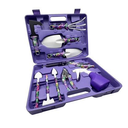 Gardening Tool Set - Complete Horticultural Kit with Flower Trays, Shovels, and Plant Care Accessories