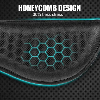 RideComfort | Motorcycle Gel Seat Cushion with 3D Honeycomb Design & Anti-Slip Base
