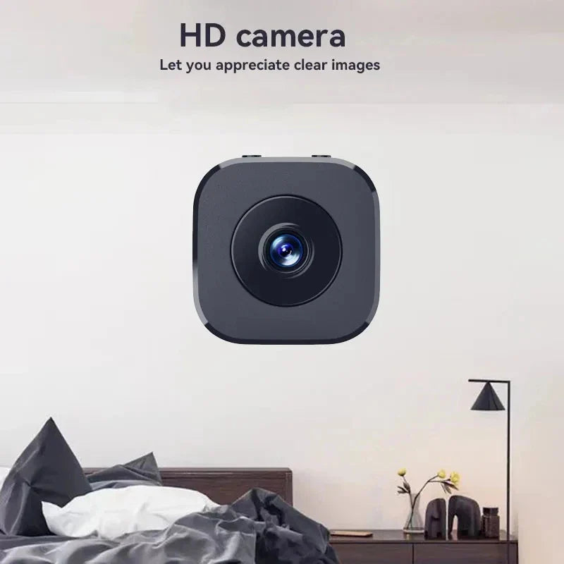 Mini telecamera di sicurezza Wi-Fi | Telecamera per interni 1080P con visione notturna e rilevamento del movimento