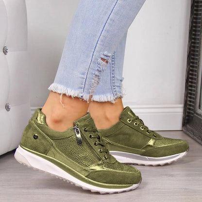 Mirjam Orthopedic Sneakers with Zipper – Stylish, Comfortable Footwear for All-Day Support