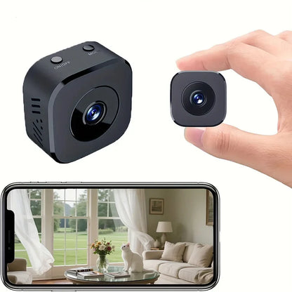 Mini telecamera di sicurezza Wi-Fi | Telecamera per interni 1080P con visione notturna e rilevamento del movimento