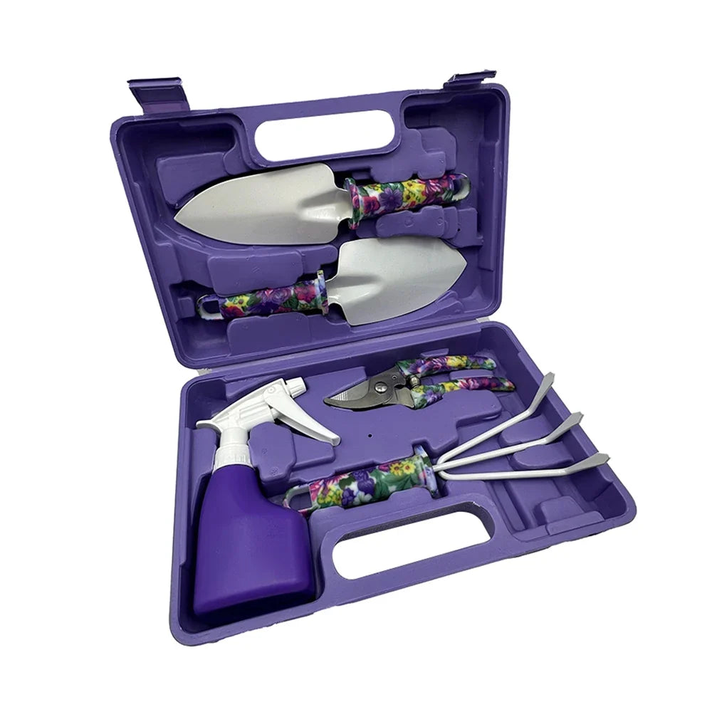Gardening Tool Set - Complete Horticultural Kit with Flower Trays, Shovels, and Plant Care Accessories