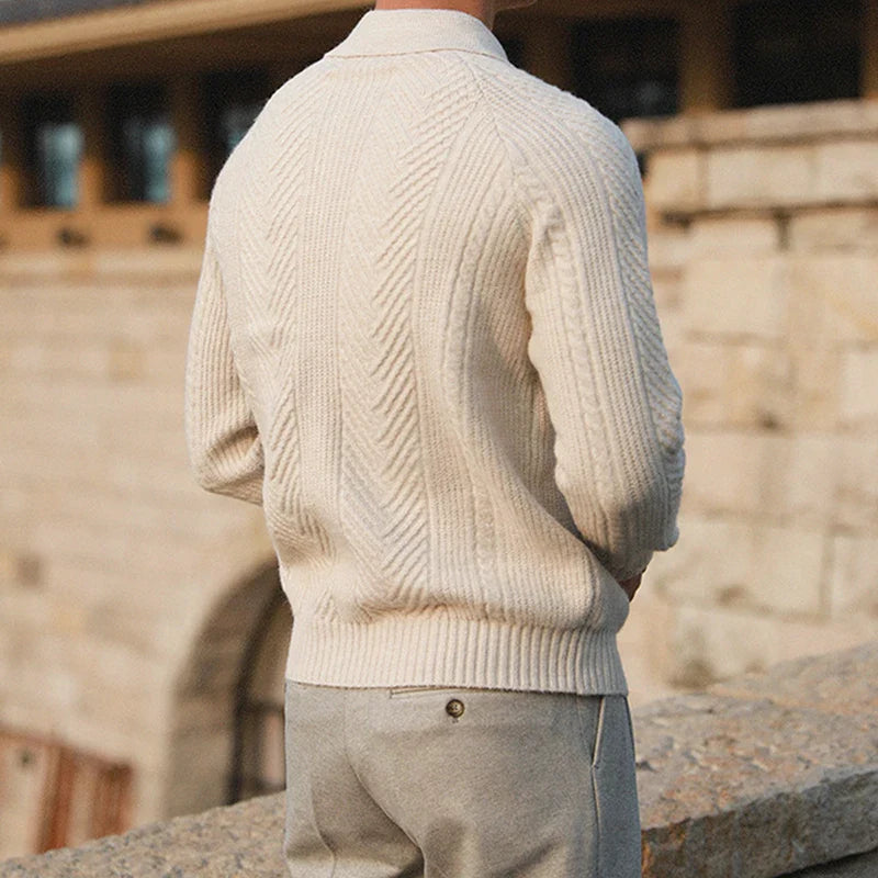 Tom Wilson Knit Polo for Stylish Autumn Warmth