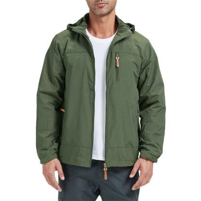Waterproof Hooded Jacket Lightweight Technical Fabric – Valen
