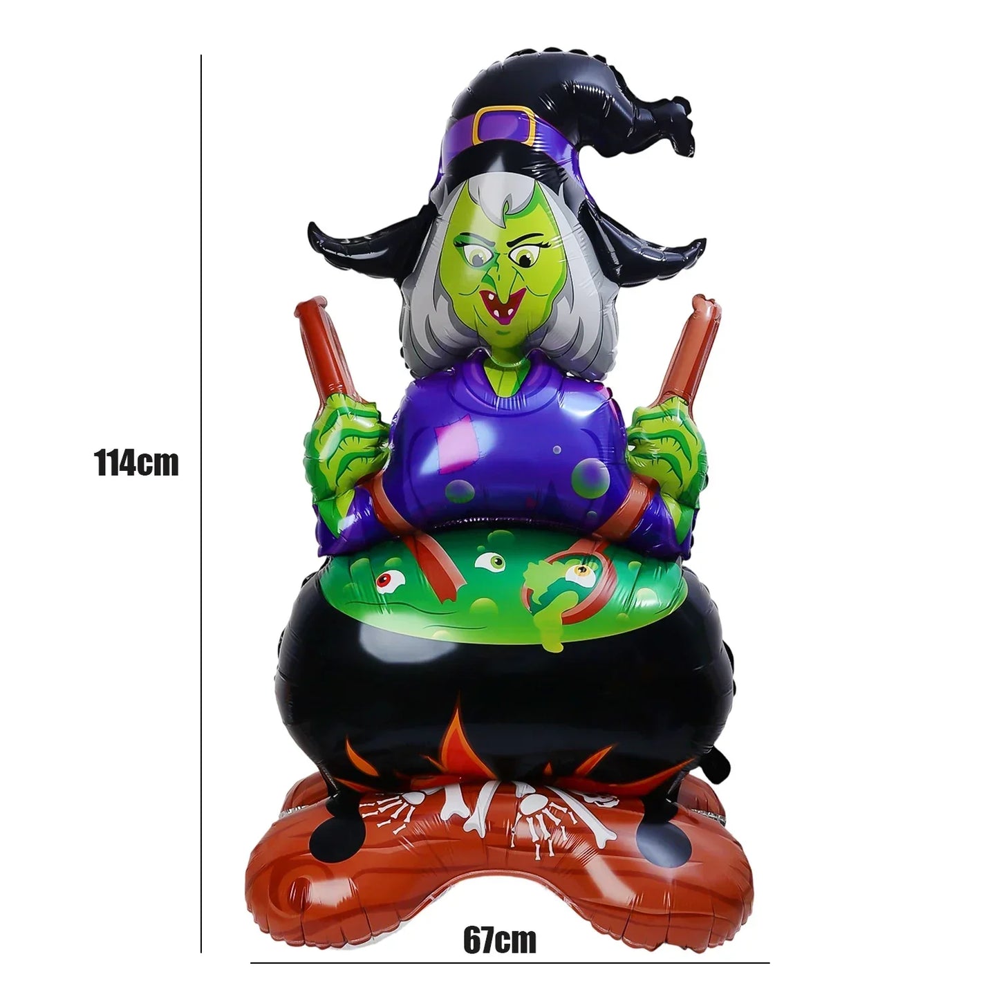 Giant Halloween Foil Standee Balloons for Spooky Party Decorations