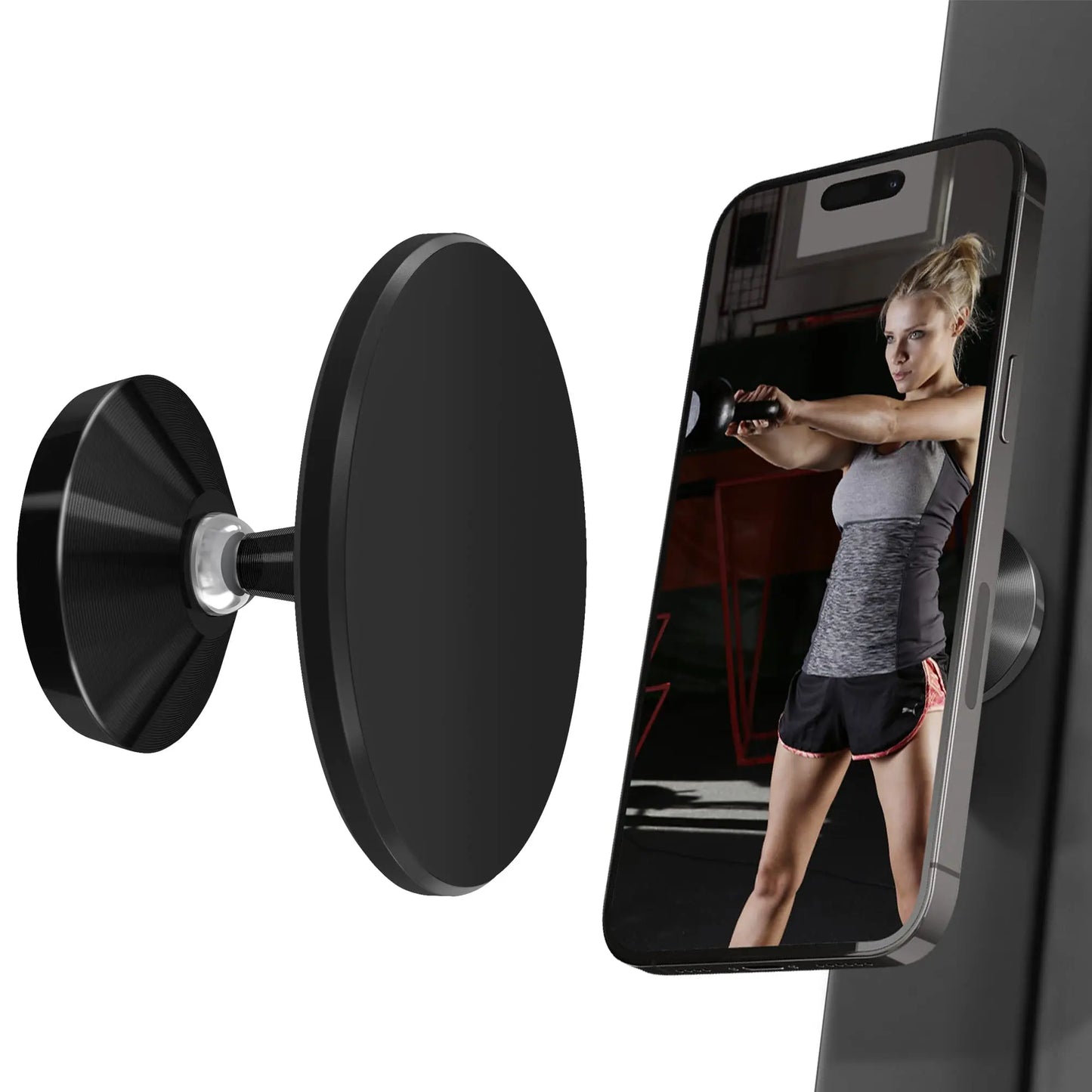 FlexGrip | Magnetic Phone Holder for Gym – Hands-Free Workout Mount
