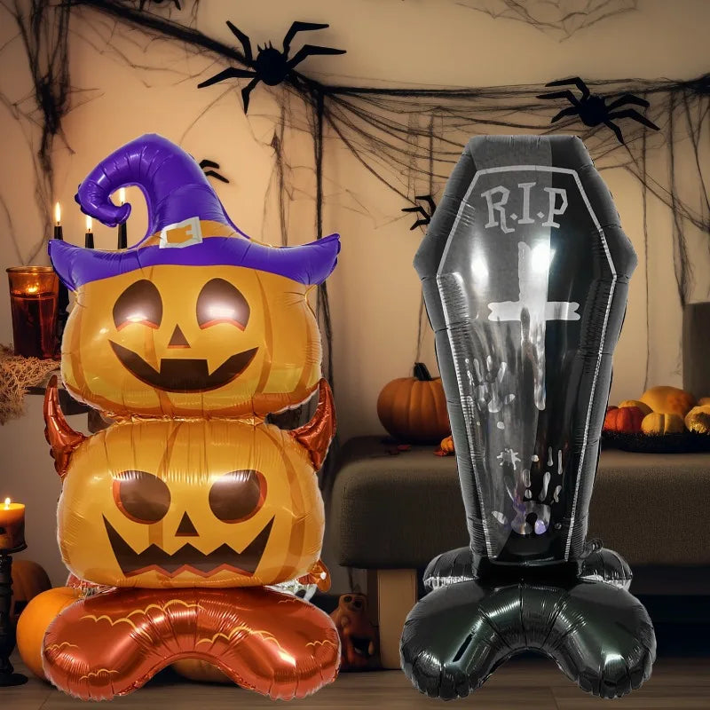 Giant Halloween Foil Standee Balloons for Spooky Party Decorations