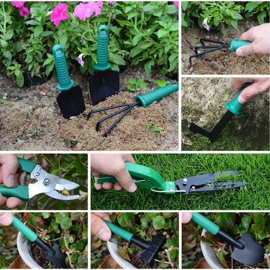 Gardening Tool Set - Complete Horticultural Kit with Flower Trays, Shovels, and Plant Care Accessories