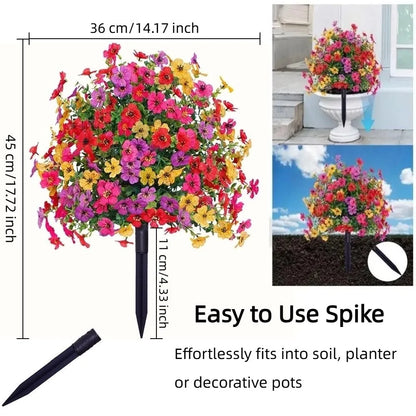 VividGrove Decorative Topiary Bloom Garden Stakes
