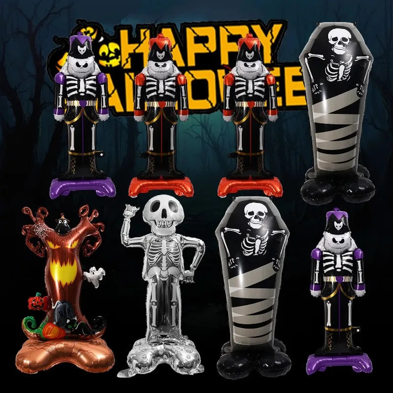 Giant Halloween Foil Standee Balloons for Spooky Party Decorations