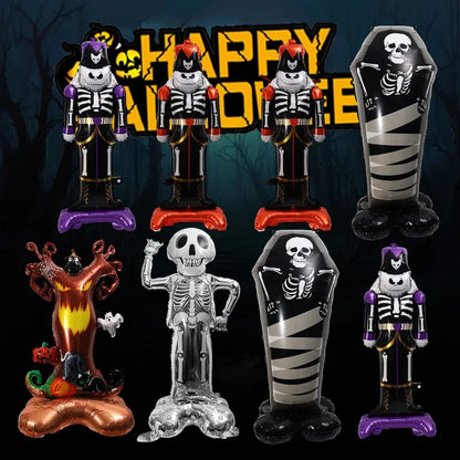 Giant Halloween Foil Standee Balloons for Spooky Party Decorations