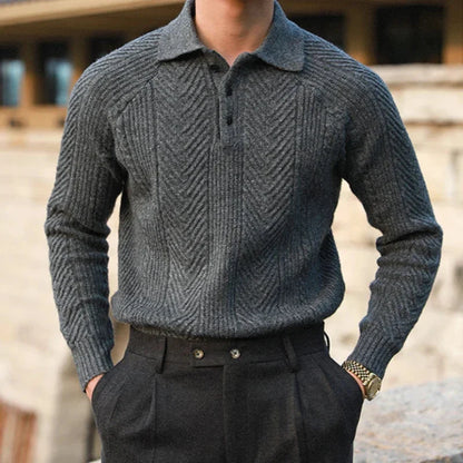 Tom Wilson Knit Polo for Stylish Autumn Warmth