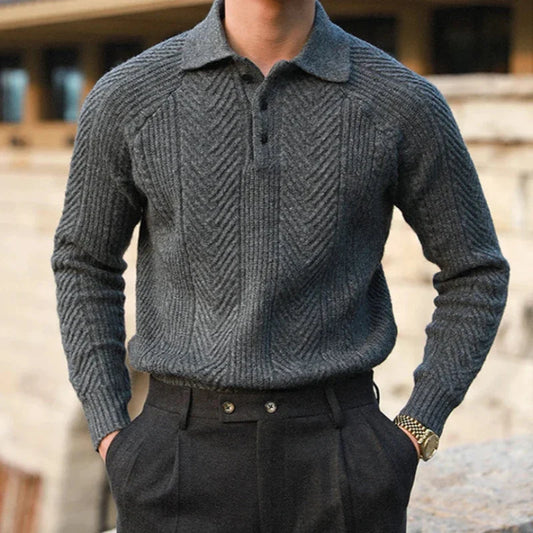 Tom Wilson Knit Polo for Stylish Autumn Warmth