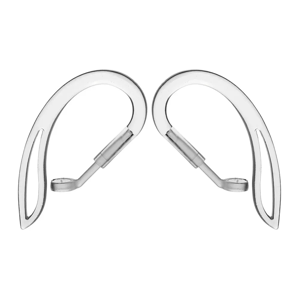 Adjustable Transparent Silicone Ear Hooks for AirPods – Anti-Slip Sports Accessories for Secure Fit