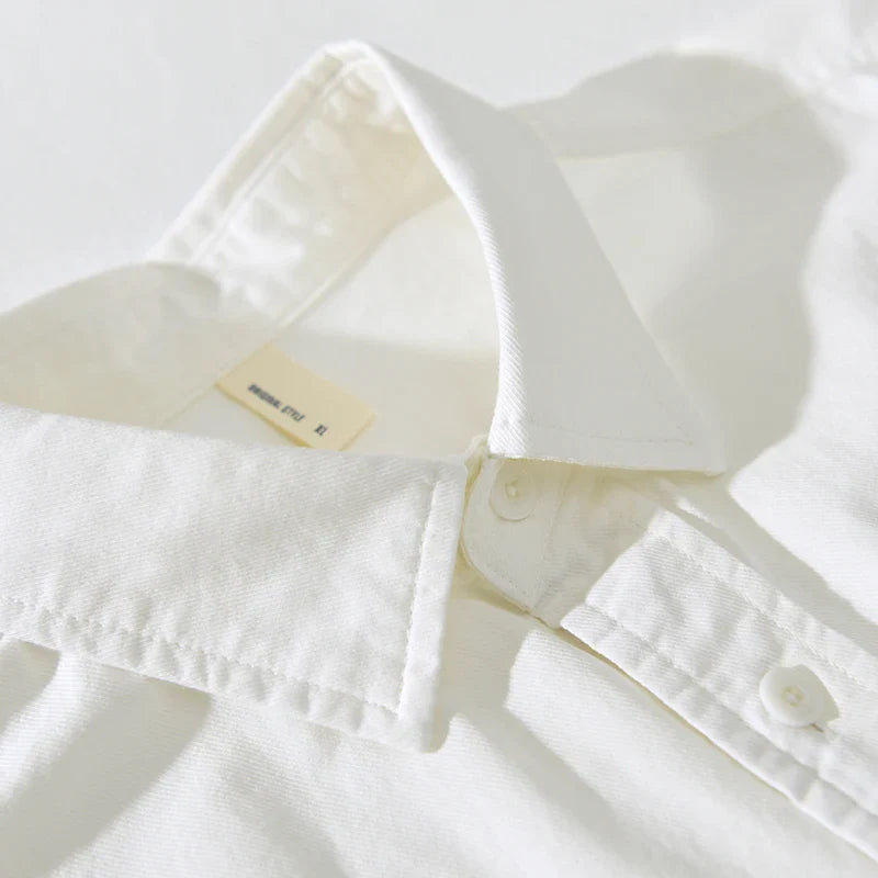 Paul Linen Jacket with Relaxed Fit and Chest Pockets – Lightweight Breathable Shirt